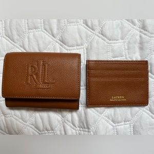 Ralph Lauren card wallet with removable card holder.